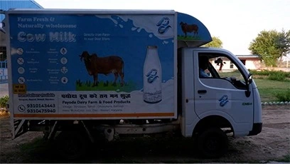 Payoda Dairy Farm Milk Van